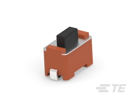 TE Connectivity Black Rectangular Tactile Switch, SPST 50mA 1.5mm Surface Mount