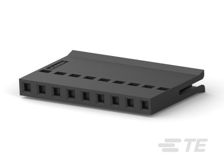 TE Connectivity, 4873 2.54mm Pitch 9 Way Straight Socket FPC Connector, Wire Wrap