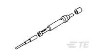 TE Connectivity Socket Crimp Circular Connector Contact, Contact Size 15mm