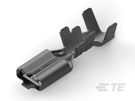 TE Connectivity FASTON 187 Uninsulated Spade Connector, Terminal
