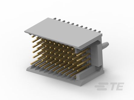 TE Connectivity Z-PACK 2mm HM Series Vertical Board Mount PCB Header, 77 Contact(s), 2mm Pitch, 7 Row(s), Unshrouded
