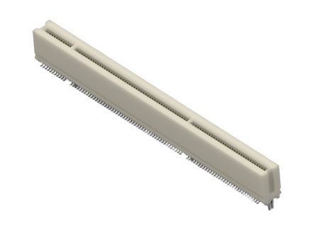 TE Connectivity 5145 Series Vertical Edge Connector, Board Mount, 184-Contacts, 1.27mm Pitch, SMT Termination