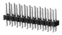 TE Connectivity AMPMODU Headers Series Vertical Board Mount PCB Header, 6 Contact(s), 2.54mm Pitch, 2 Row(s), Unshrouded