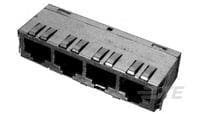 TE Connectivity 5406203-1 Series Ethernet Connector, Cat5