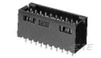 TE Connectivity AMPMODU Headers Series Vertical Board Mount PCB Header, 22 Contact(s), 2.54mm Pitch, 2 Row(s), Shrouded