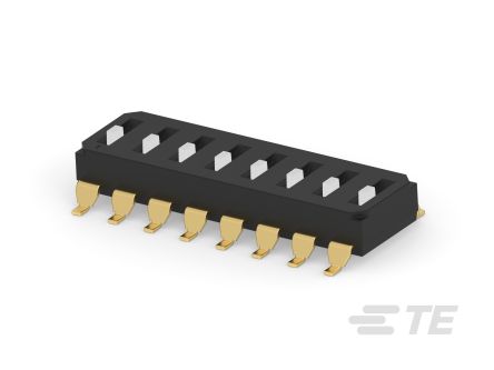 TE Connectivity 8 Way Surface Mount DIP & SIP Switch