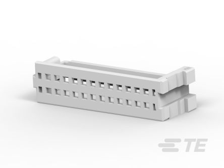 TE Connectivity AMP Mini CT Series Horizontal Board Mount PCB Header, 24 Contact(s), 1.5mm Pitch, Shrouded
