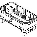 Molex Bracket, 58719 Series 48 Way, For Use With Power Connector Accessory