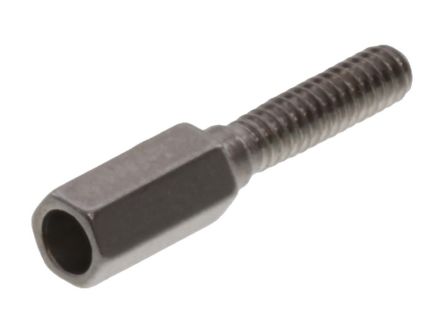 TE Connectivity Black Jackpost for use with PCB Mount Plugs