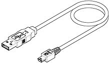 Molex USB 2.0, Male USB A to Male USB B, 1.5m