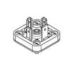 TE Connectivity 121012 3P DIN 43650 Solenoid Connector, 250 V Voltage
