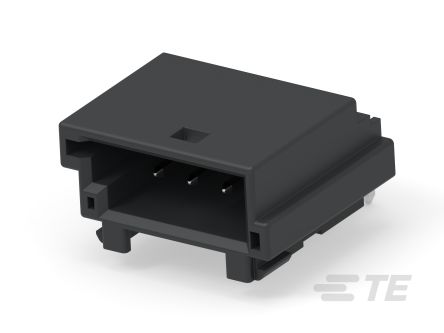 TE Connectivity, 13558 Automotive Connector Plug Black Through Hole 4 Way, Through Hole Termination 1-1355897-1