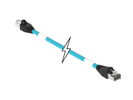 Molex TE Connectivity120108, 3m Cat5e, Green RJ45 to Male RJ45 Male, Unshielded Unshielded, Terminated TPE Sheath