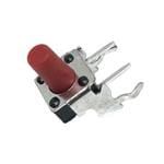 TE Connectivity Red Tactile Switch 50mA 8.35mm Through Hole