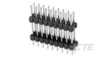 TE Connectivity 1-1464 Series Header, 2 Row(s), Unshrouded