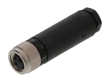 Molex TE Connectivity Industrial Circular Connectors, 3 Contacts, Threaded Mount, M8 Connector, Socket, Female, IP67, 120091