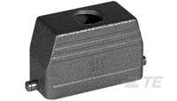 TE Connectivity 1-110 Top Entry Hood, PG21 Thread, Straight HB.16 Range