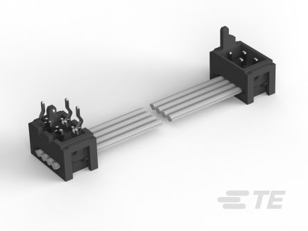 TE Connectivity 2205 Series Flat Ribbon Cable, 8-Way, 200mm Length