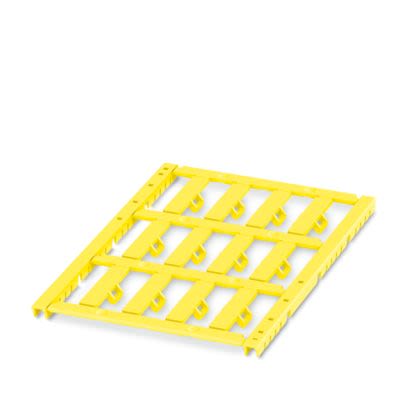 Phoenix Contact Cable Tie Cable Marker, Yellow, 6mm Cable, for Control Cabinets And Systems, 1014091