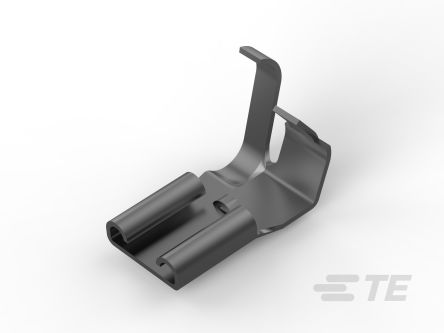 TE Connectivity FASTON 250 Dark Grey Uninsulated Receptacle Spade Connector, Quick Disconnect Receptacle, 6.35 x 0.81mm