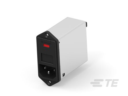 TE Connectivity, Corcom P 10A 250 V ac 50 / 60Hz, Panel Mount EMI Filter, Fast-On