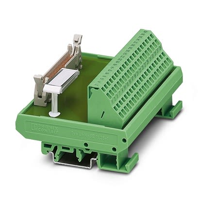 Phoenix Contact VARIOFACE Series 14-Contact Male Interface Module, Flat Ribbon Cable Connector, DIN Rail Mount, 1A