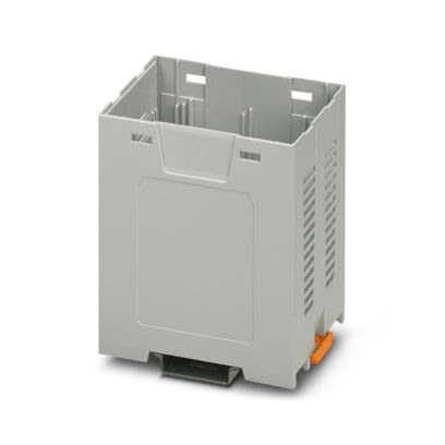 Phoenix Contact DIN Rail Housing Enclosure Type EH Series, 75 x 52.6 x 87.3mm, ABS, Polycarbonate DIN Rail Enclosure