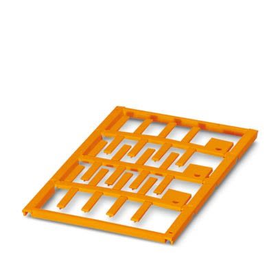Phoenix Contact UC-WMT Insert Cable Marker, Orange, Pre-printed "Unlabeled", 0.6 → 22mm Cable, for Conductors,