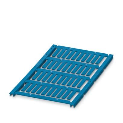 Phoenix Contact UCT-WMT Insert Cable Marker, Blue, Pre-printed "Unlabeled", 0.6 → 22mm Cable, for Conductors,