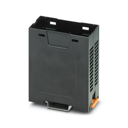 Phoenix Contact DIN Rail Housing Enclosure Type EH Series, 75 x 45.1 x 87.3mm, ABS, Polycarbonate DIN Rail Enclosure