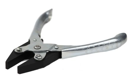 RS PRO Flat Nose Pliers, 160 mm Overall, Flat Tip, 34mm Jaw