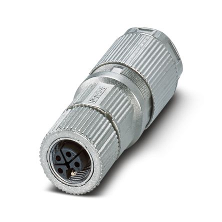 Phoenix Contact, SACC Power Connector Panel Mount Socket, 4P, Screw Termination, 16A, 1.5 kV