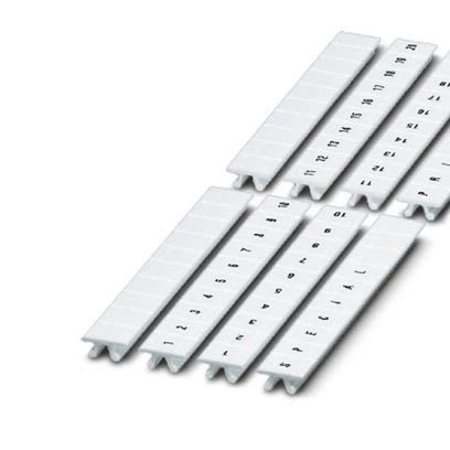 Phoenix Contact, ZB 8 Terminal Marker for use with Terminal Blocks