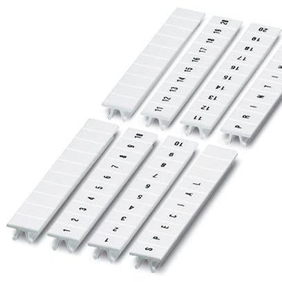 Phoenix Contact, ZB 6 Terminal Marker for use with Terminal Blocks