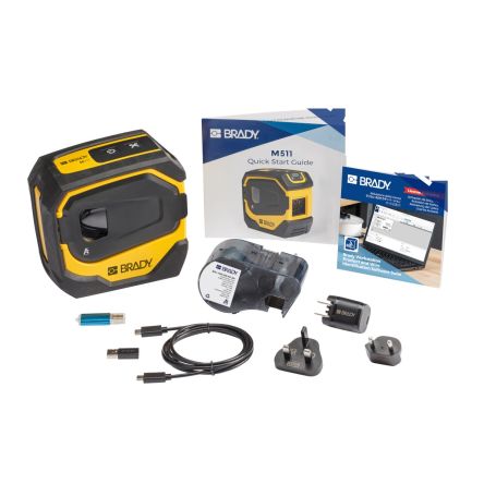 Brady M511-EU-UK-BWS Handheld Label Printer, 38.1mm Max Label Width, EU, UK