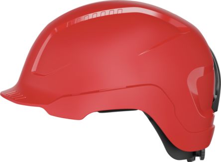 ABUS Red Safety Helmet, Adjustable