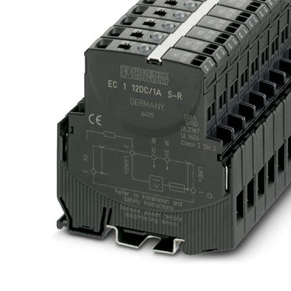 Phoenix Contact Electronic Circuit Breaker 3A 12V EC-E, 1 channels, DIN Rail