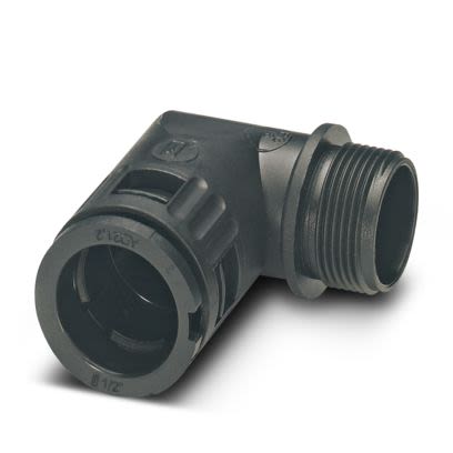 Phoenix Contact Black PA 6 Cable Gland, M10 Thread, 6.5mm max., IP66, IP68