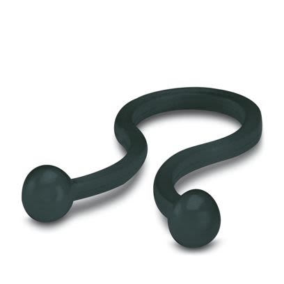 Phoenix Contact Black Silicone Twist Tie, 12.7mm Max. Bundle