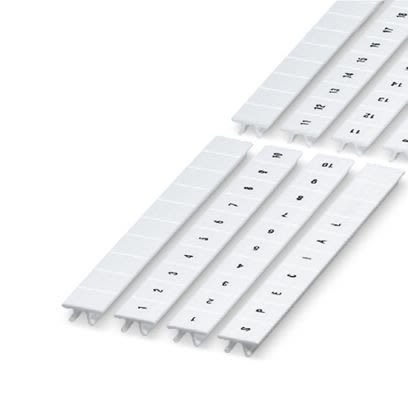 Phoenix Contact, ZB10 Terminal Marker for use with Terminal Blocks