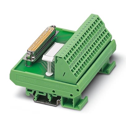 Phoenix Contact VARIOFACE Series 25-Contact Male Interface Module, D-sub Connector, DIN Rail Mount, 2.5A