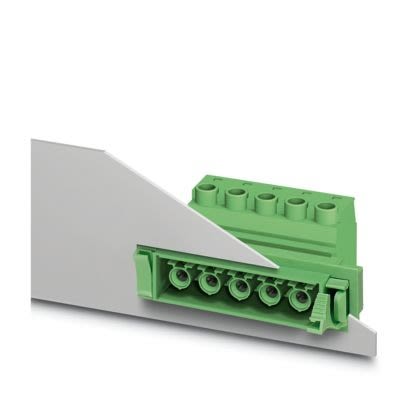 Phoenix Contact, 10.16mm Pitch, DFK, 6 Way,, Pluggable Terminal Block, Feed Through Plug, Screw, Screw Termination,