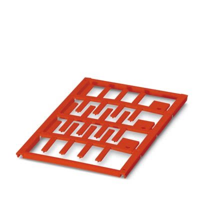 Phoenix Contact UC-WMT Insert Cable Marker, Red, Pre-printed "Unlabeled", 0.6 → 22mm Cable, for Conductors,