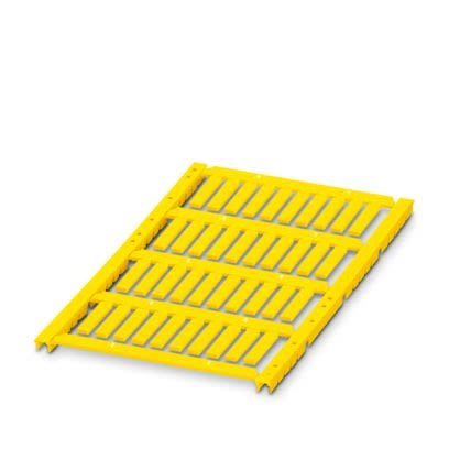 Phoenix Contact UCT-WMT Insert Cable Marker, Yellow, Pre-printed "Unlabeled", 0.6 → 22mm Cable, for Conductor
