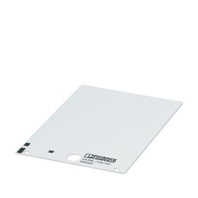 Phoenix Contact US-EML White on White Cable Labels, 140 mm Length, 104 mm Width, 140mm Label Length, 104mm Label Width