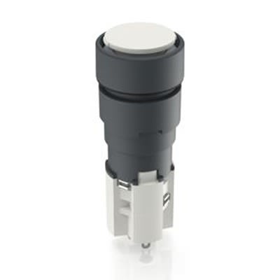RAFI LUMOTAST 75 Series Illuminated Illuminated Push Button Switch, Momentary, Through Hole, 16.2mm Cutout, 1 NC + 1