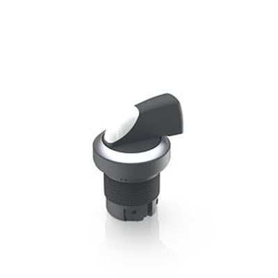 RAFI Selector Switch - 22.3mm Cutout Diameter, Illuminated 2 Positions