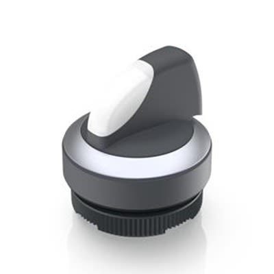 RAFI Selector Switch - 22.3mm Cutout Diameter, Illuminated 2 Positions