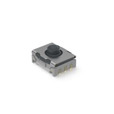 RAFI Black Tactile Switch, 1NO 100mA 6.4mm PCB