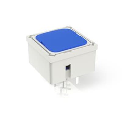 RAFI Blue Tactile Switch, 1NO 250mA 15mm PCB